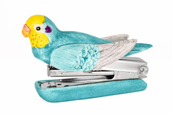 Agrafeuse perruche bleue
